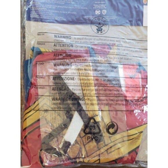 Wonder Woman Child Costume - Dress Headband & Bandeau - Medium - Picture 4 of 5